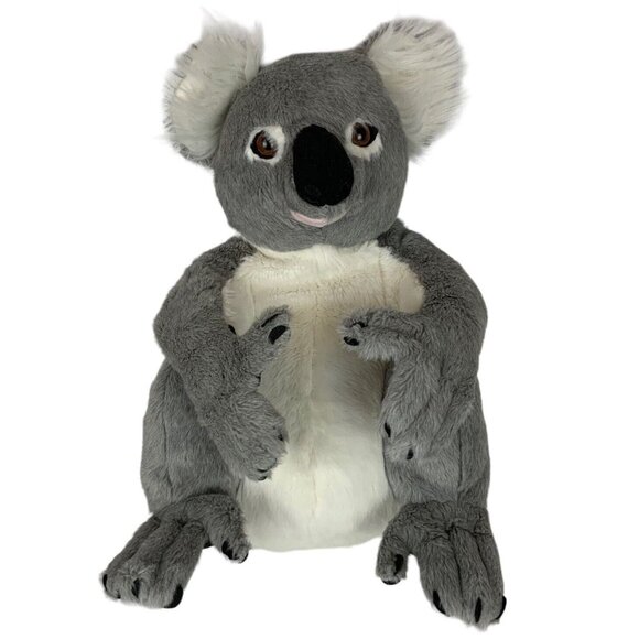 Melissa & Doug Large Realistic Koala Bear Plush Stuffed Animal Gray White Toy - Picture 1 of 6